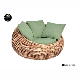 Lounge-Sessel Applebee Cocoon Lounge Chair 130 Mocca Green