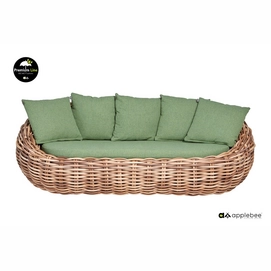 Loungebank Applebee Cocoon Sofa 236 Mocca Green