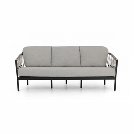 Loungebank Applebee Menton Lounge Sofa 194 Aluminium Black Silk