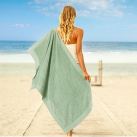 serviette de sauna Ancona paréo de bain dans un - 96 x 180 cm Naturawalk Serviette éponge 100% coton bio Serviette de plage hammam 