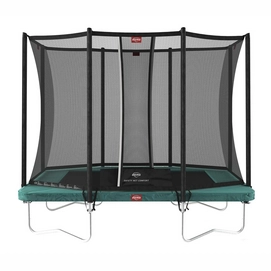 Trampoline BERG Ultim Favorit Regular 280 x 190 cm Green + Safety Net Comfort