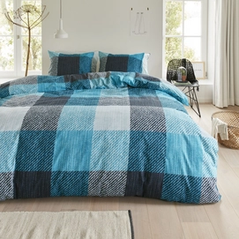 Parure de Lit Beddinghouse Bahama Aqua Bleu Coton