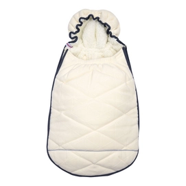 Voetenzak Lodger Mini-Bunker Fleece Quilt Off-White