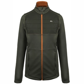 Ski vest KJUS Boys Andri Midlayer Jacket Dark Olive/Dark Olive
