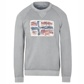 Trui Napapijri Babos Crew Med Grey Solid
