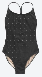 Badpak OAS Women Black Polka