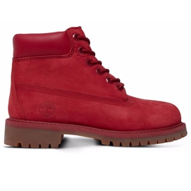 Timberland Youth 6 inch Premium Boot Red Nubuck Monochromatic