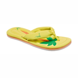 Tong Reef Women Pool Float Yellow Palm-Taille 38,5