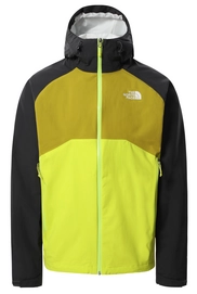 Jas The North Face Men Stratos Jacket Sulphur Spring Green Asphalt Grey Matcha Green