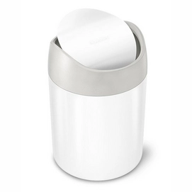 Poubelle de Table simplehuman Mini Can Blanc 1,5L