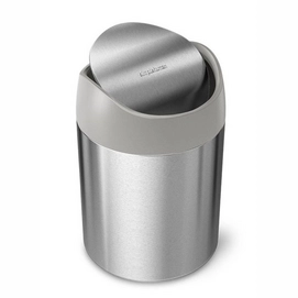 Tafelafvalemmer simplehuman Mini Can Zilver 1,5L