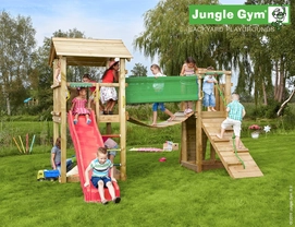 Speelset Jungle Gym Jungle Casa + Bridge Rood