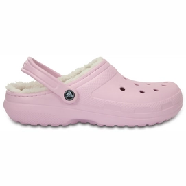 Sabot Crocs Classic Lined Clog Ballerina Pink/Oatmeal