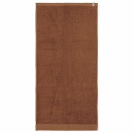 Hand Towel Essenza Connect Organic Lines Leather Brown 60 x 110 cm