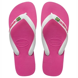 Flip Flops Havaianas Brasil Logo Hollywood Rose Kinder-Schuhgröße 23 - 24