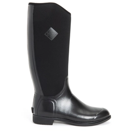 Regenstiefel Muck Boot Derby Tall Black Damen-Schuhgröße 42