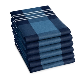 Tea Towel DDDDD Feller Blue (set of 6)