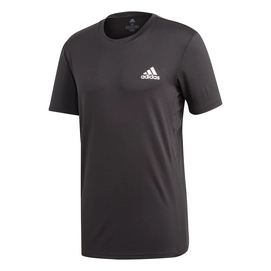 Tennisshirt Adidas Escouade Tee Schwarz Weiß Herren
