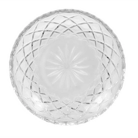 Dessert plate Lyngby Glass Sorrento Clear 16 cm (6-pieces)