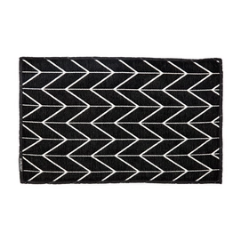 Placemat Dutchdeluxes Woven Black & White Fishbone (set van 4)
