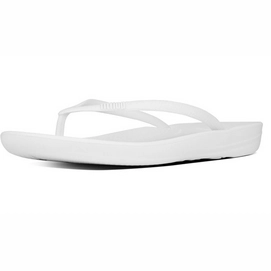 FitFlop Women Iqushion Ergonomic Flip-Flops TPU Urban White