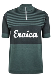 Fietsshirt Santini Eroica Short Sleeve Jersey Britannia Green