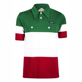 Fietsshirt Santini Eroica Short Sleeve Jersey Italia Multi