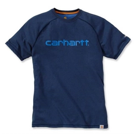 T-Shirt Carhartt Men Force Delmont Graphic S/S Light Huron Heather-S