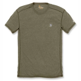 T-Shirt Carhartt Men Force Extremes T-Shirt S/S Burnt Olive Heather