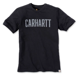 T-Shirt Carhartt Men Block Logo S/S Black Noir