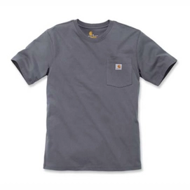 T-Shirt Carhartt Men Workwear Pocket S/S Charcoal