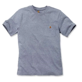 T-Shirt Carhartt Men Workwear Pocket S/S Heather Grey