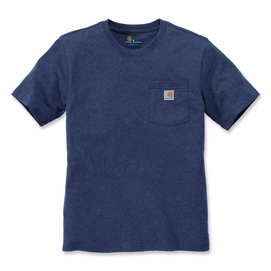 T-Shirt Carhartt Men Workwear Pocket S/S Deep Blue Indigo-XL