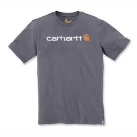 T-Shirt Carhartt Men Core Logo S/S Charcoal