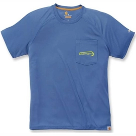 T-Shirt Carhartt Men Fishing S/S Inf. Blue Heather-S