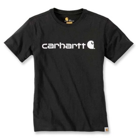 T-Shirt Carhartt Wk195 Workwear Logo Graphic Schwarz S/S Damen-M