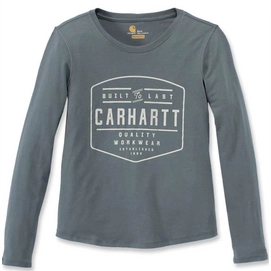 T-Shirt Carhartt Women Graphic L/S Balsam Green-M