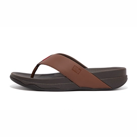 Tongs FitFlop Men Surfer Toe Post Smooth Cappuccino-Taille 44