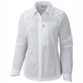 Bluse Columbia Silver Ridge Long Sleeve Weiß Damen