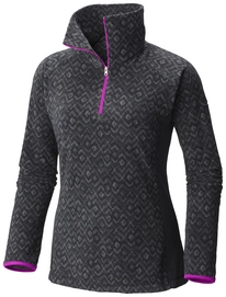 Pull de Ski Columbia Glacial Fleece III Print 1/2 Zip Women's Black Zigzag
