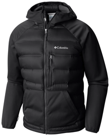 Jas Columbia Men Ramble Down Hybrid Hooded Black