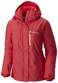 Ski Jacket Columbia Women Alpine Action OH Red Camellia