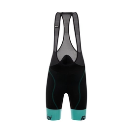 Fietsbroek Santini Women Wave Bib Shorts C3W Padding Acqua