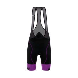 Fietsbroek Santini Women Wave Bib Shorts C3W Padding Purple