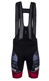 Fietsbroek Santini Interactive Bib-Shorts Mig Pad Red