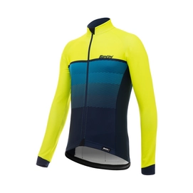Fietsshirt Santini Men Epic Winter Flashy Yellow