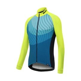 Fietsshirt Santini Men Ocean Winter Flashy Yellow