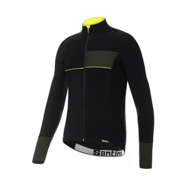 Fietsshirt Santini Men Vega 20 Rain Flashy Yellow