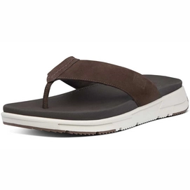 FitFlop Men Sporty Toe-Thongs Chocolate Brown