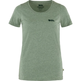 T-Shirt Fjallraven Women Logo Patina Green-Melange